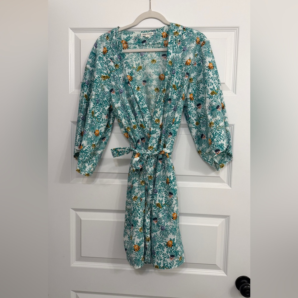 Roller Rabbit Jungle Print Robe